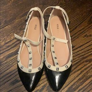 Sole Society Studded Flats